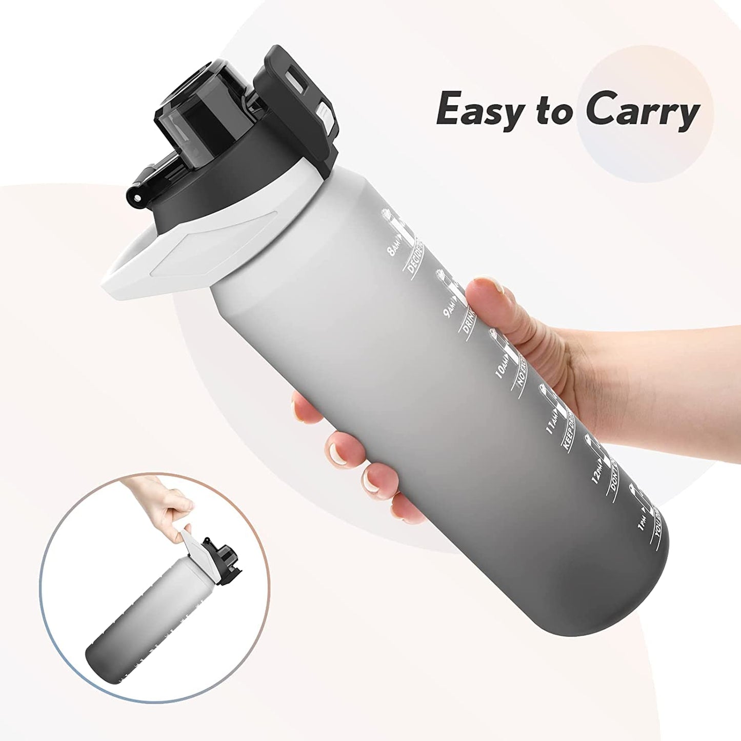 Motivation 900ml Water Bottle
