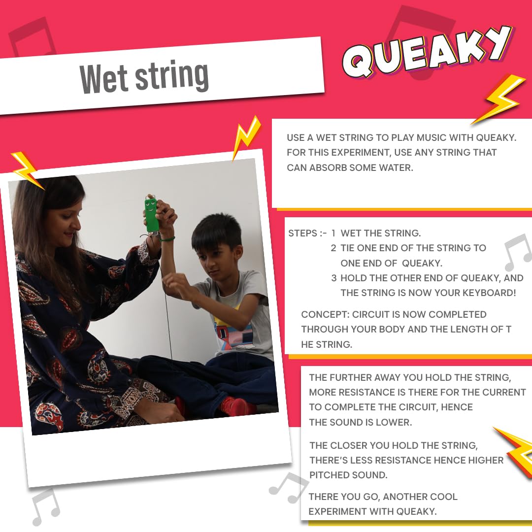 Blix Queaky- STEM Toy, Experimental Toy, Learning Toy, Creative Toy, Educational Toy