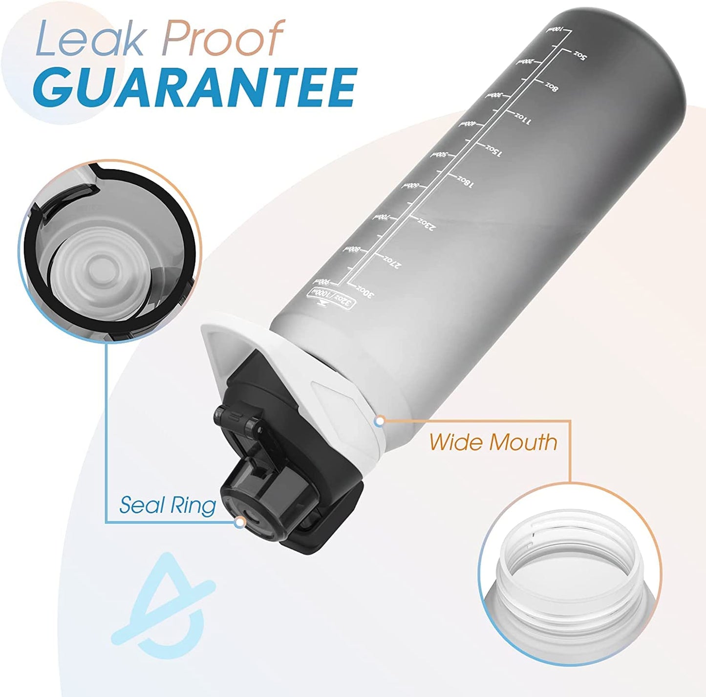 Motivation 900ml Water Bottle