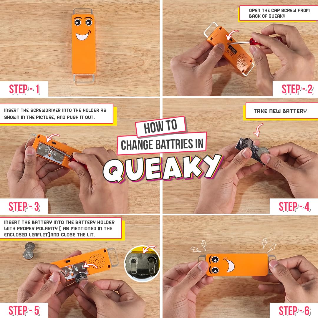 Blix Queaky- STEM Toy, Experimental Toy, Learning Toy, Creative Toy, Educational Toy