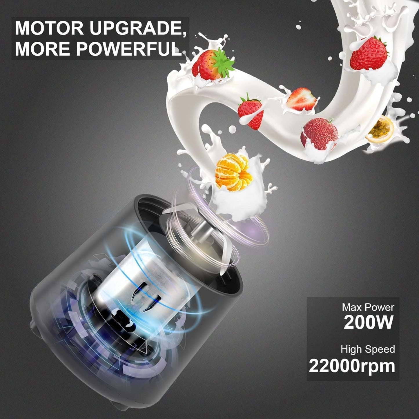 Portable Juicer Mixer Blender For Smoothies & Juices