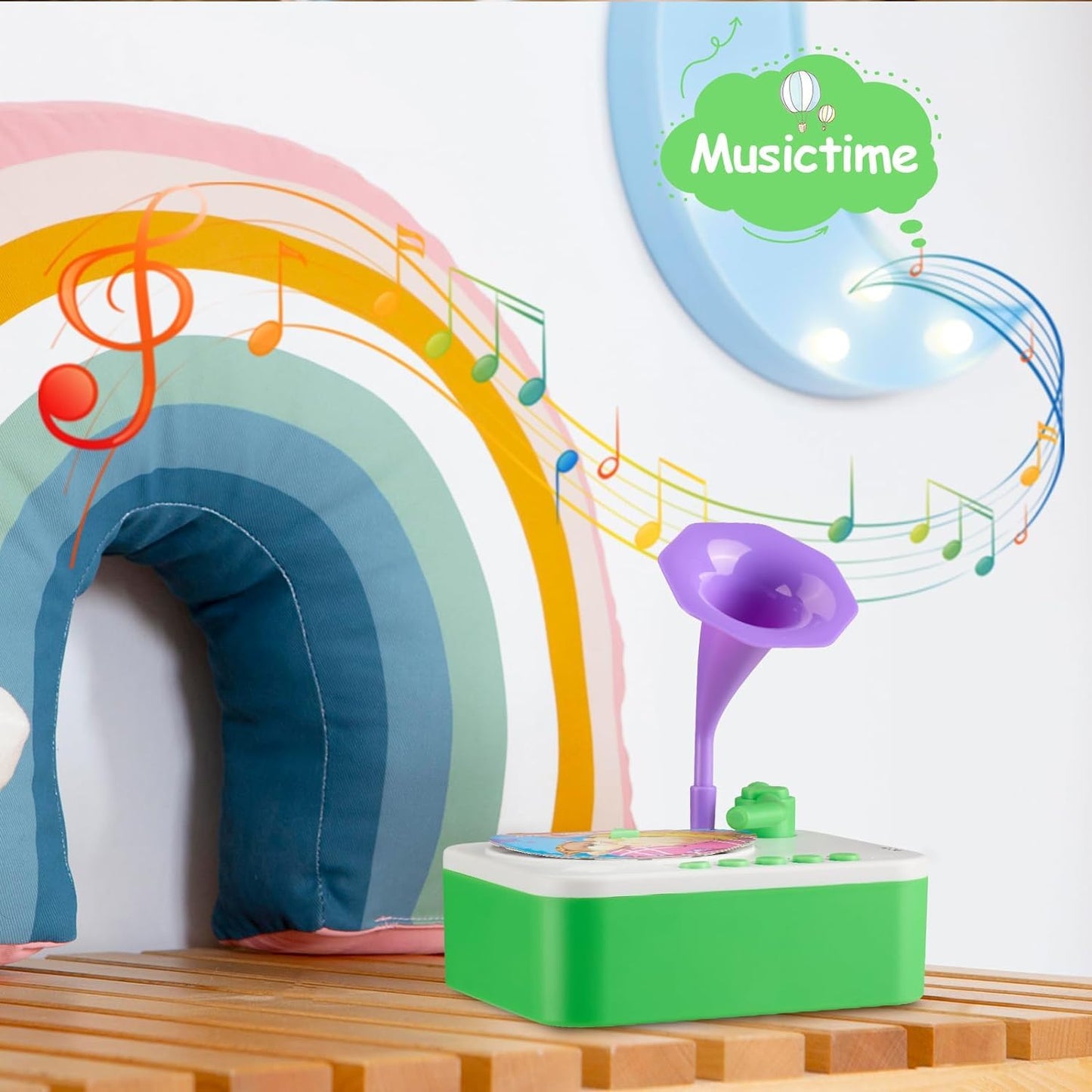 Kids Gramophone with 95 Cards