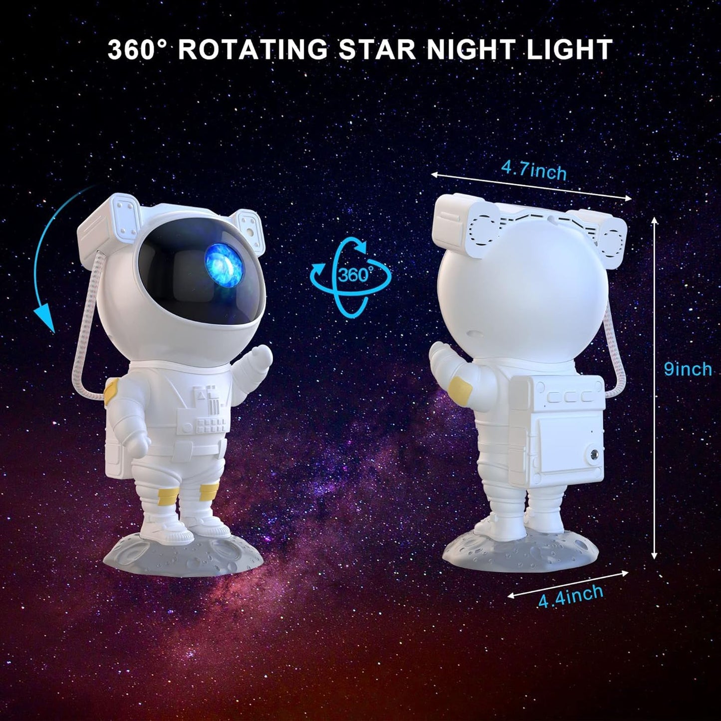 Astronaut Galaxy Projector Night Light