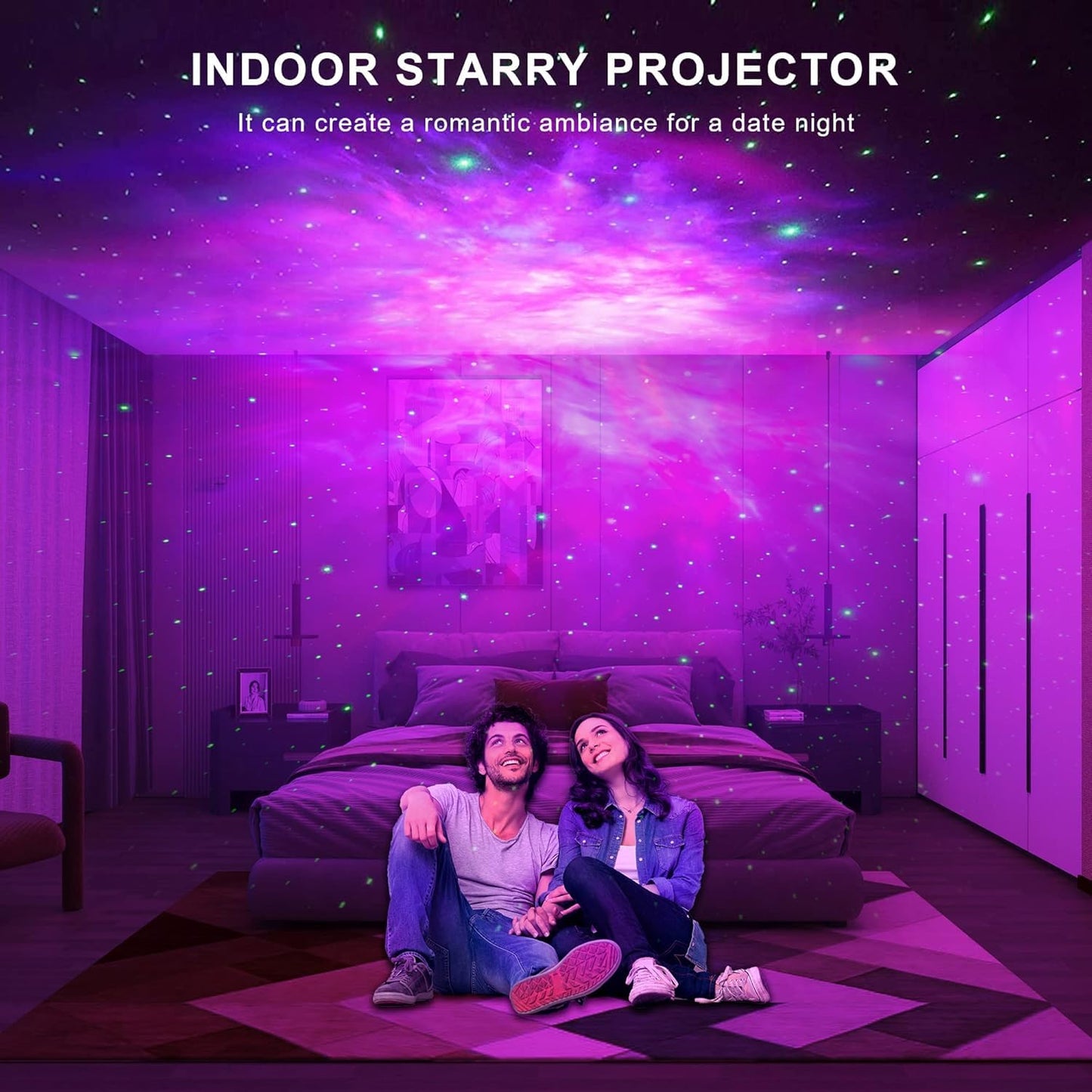 Astronaut Galaxy Projector Night Light