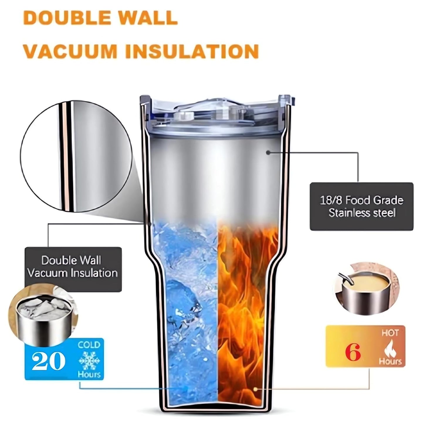 Stanley 1.2L Tumbler with Handle Straw & Lid