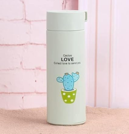 Cactus Love Design Glass Bottle 400ml