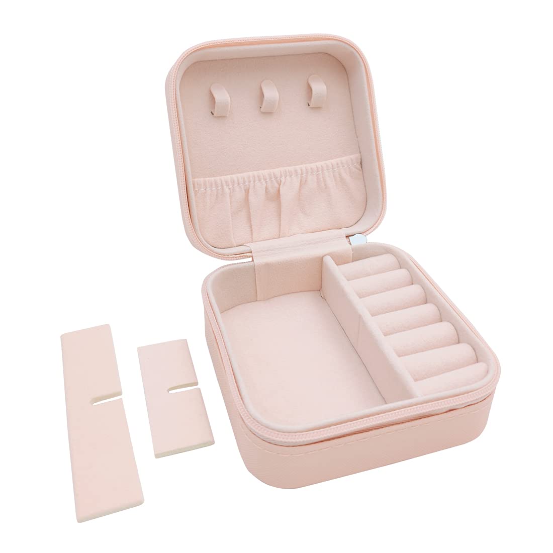 Portable Jewellery Box Travel Mini Storage Organizer Portable Display Storage Box For Rings, Earrings, Necklaces