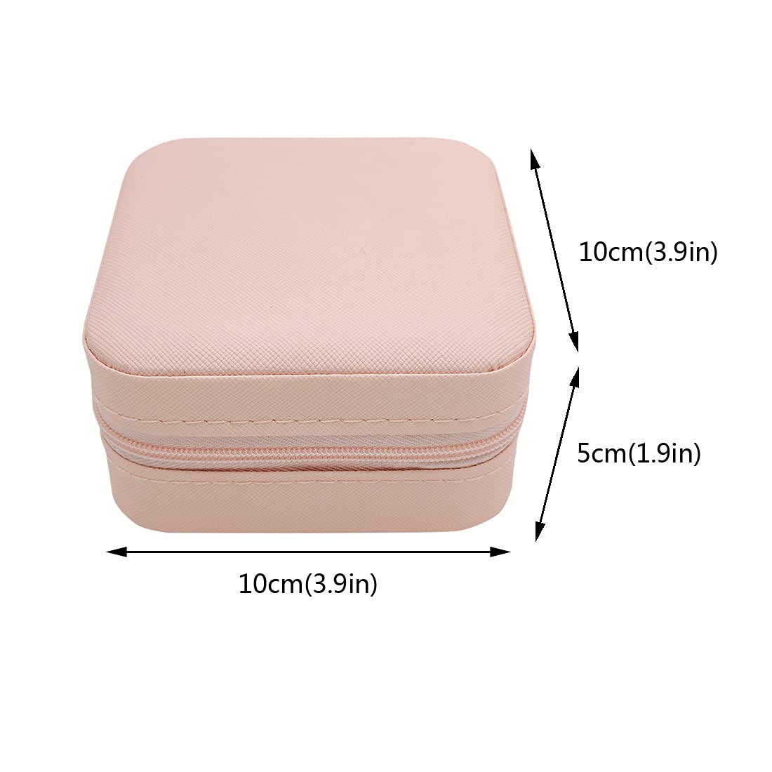 Portable Jewellery Box Travel Mini Storage Organizer Portable Display Storage Box For Rings, Earrings, Necklaces