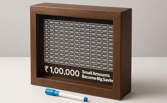 Foldable Reusable Wooden Money Bank
